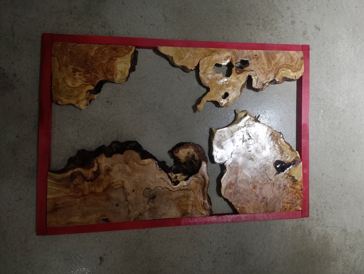 Olive Slab Set for River Table 60cm - 80cm - 120cm - 180cm