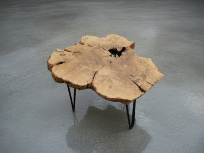 Live Edge Olive Side Table 60cm