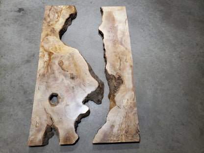 Olive Wood Slab for DIY Epoxy River Table 60cm