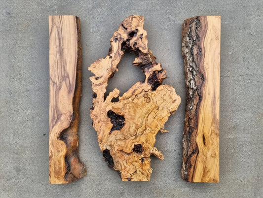 Olive Slab Set 3pcs