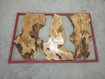Olive Slab Set for Vertical River Table 60-80-120