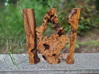 Olive Wood Slab Set in 3 Pieces For River Table