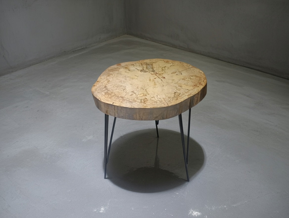 Live Edge End Table from Plane Tree 40cm