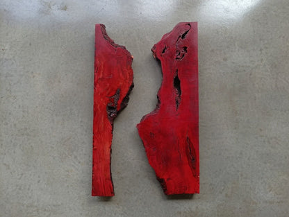 Red Olive Wood Slab for DIY Epoxy River Table 50cm