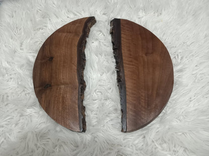 Round Black Walnut Slabs 40cm-50cm