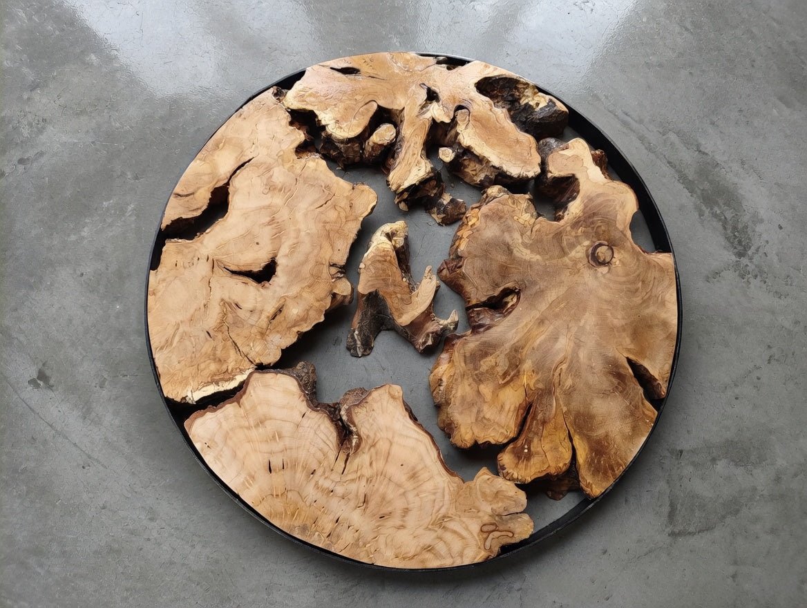 Round Full Cover Olive Slab Set