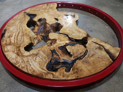 Round Olive Slab for Epoxy Projects