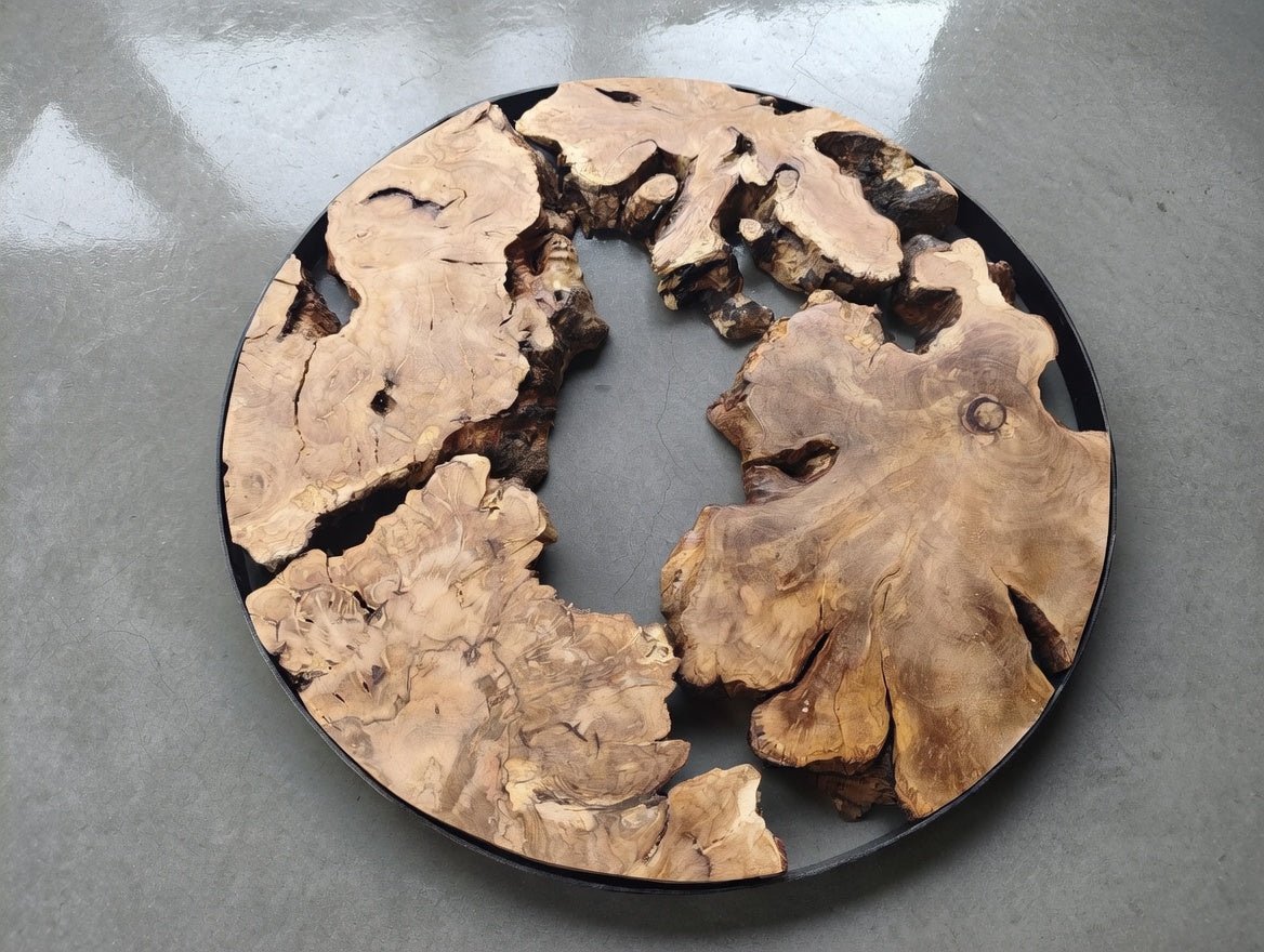 Round Side Cover Olive Slab Set