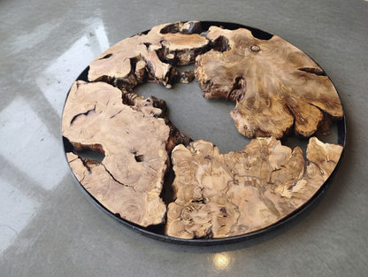Round Side Cover Olive Slab Set