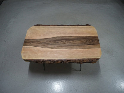 Live Edge Walnut Center Coffee Table Thinner 80cm