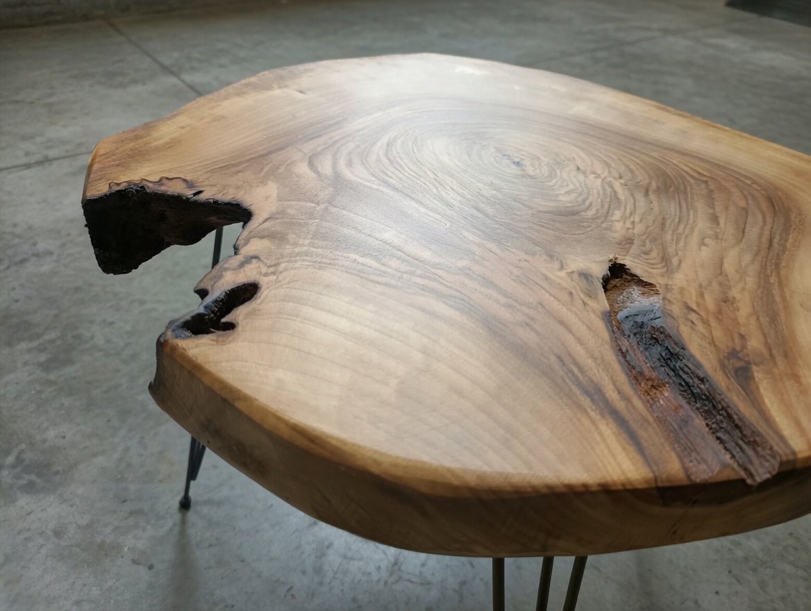Live Edge Walnut Coffee Table 40cm - 50cm