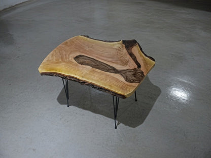 Rustic Walnut Side Table 40cm x 60cm