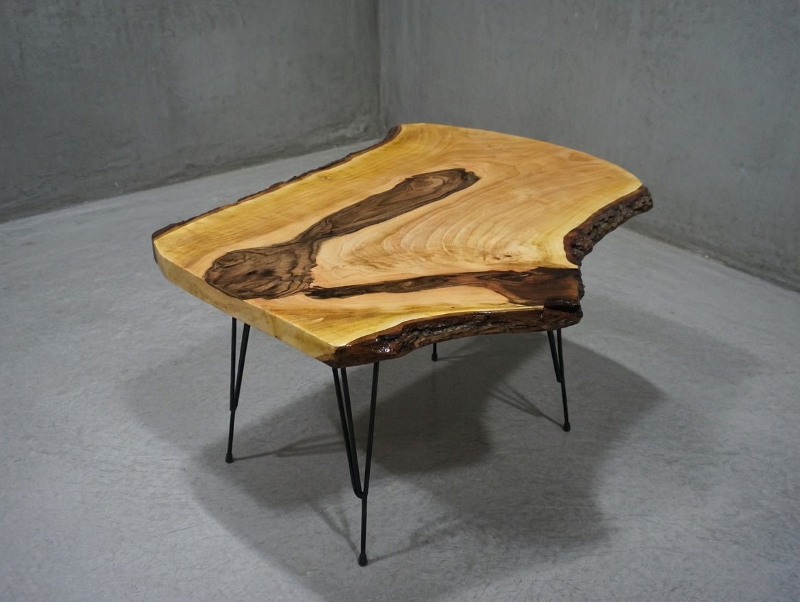 Rustic Walnut Side Table 40cm x 60cm