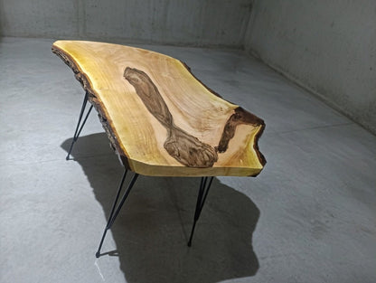 Rustic Walnut Side Table 40cm x 60cm