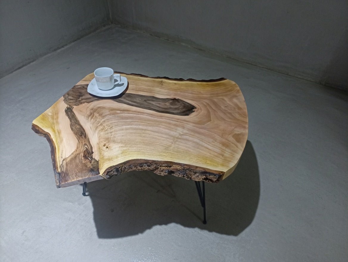 Rustic Walnut Side Table 40cm x 60cm