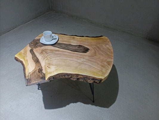 Rustic Walnut Side Table 40cm x 60cm