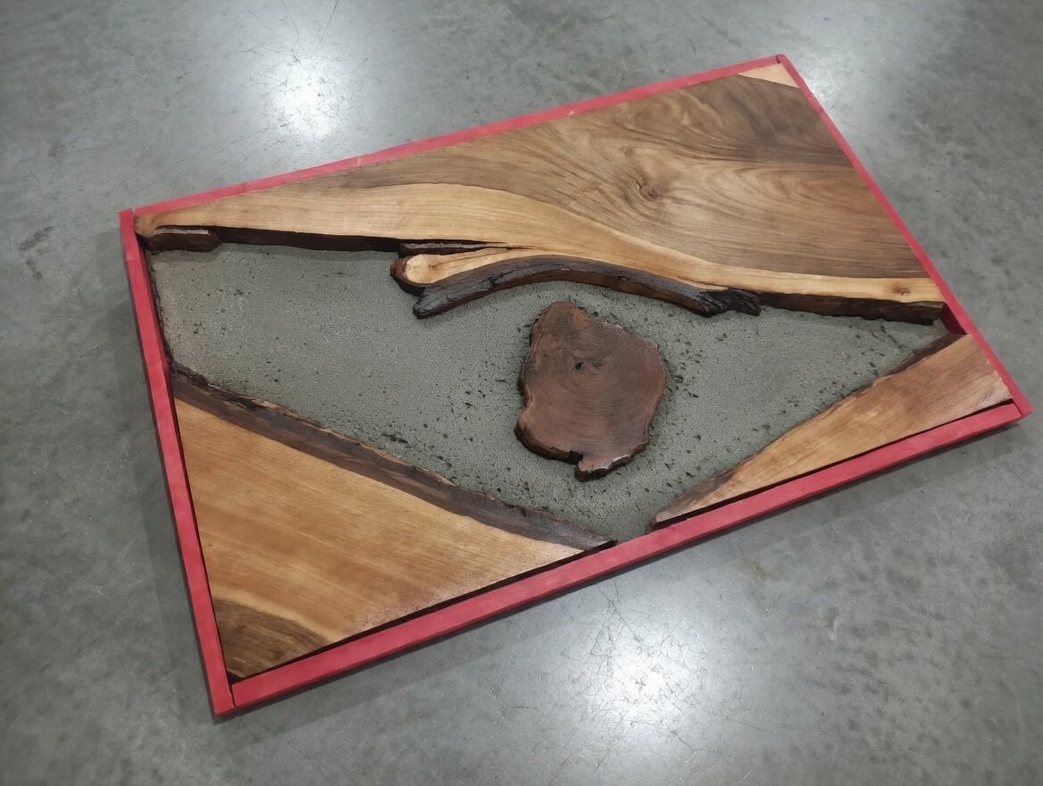 Walnut Slab Set for River Table 60-80-120-180