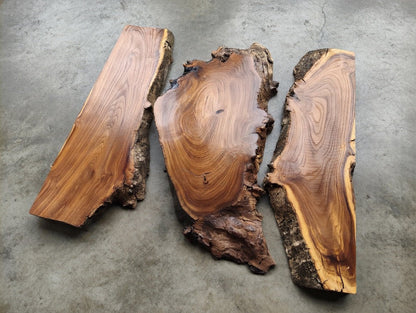 Wild Olive Slab Set 3 Pcs
