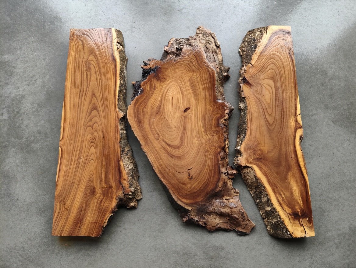 Wild Olive Slab Set 3 Pcs