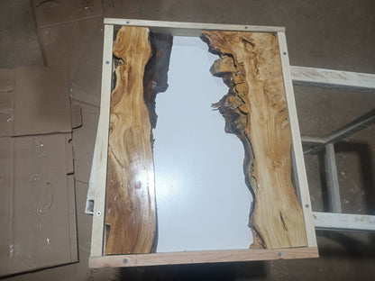 Varnished Olive Wood Slabs for Cutting Board 40cm