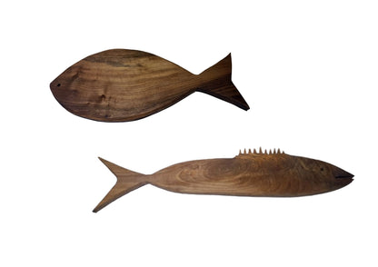 Walnut Chopping Board Fish
